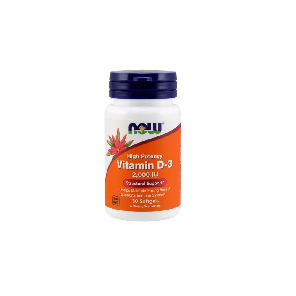 Now Vitamin D3 2000iu Συμπλήρωμα Διατροφής Με Βιταμίνη D3 30 μαλακές κάψουλες
