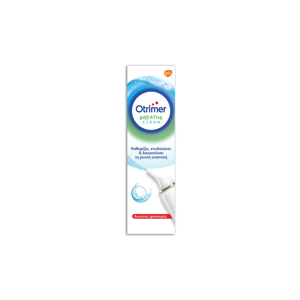 Otrimer Breathe Clean Natural Isotonic Seawater Solution Strong Spray 100ml