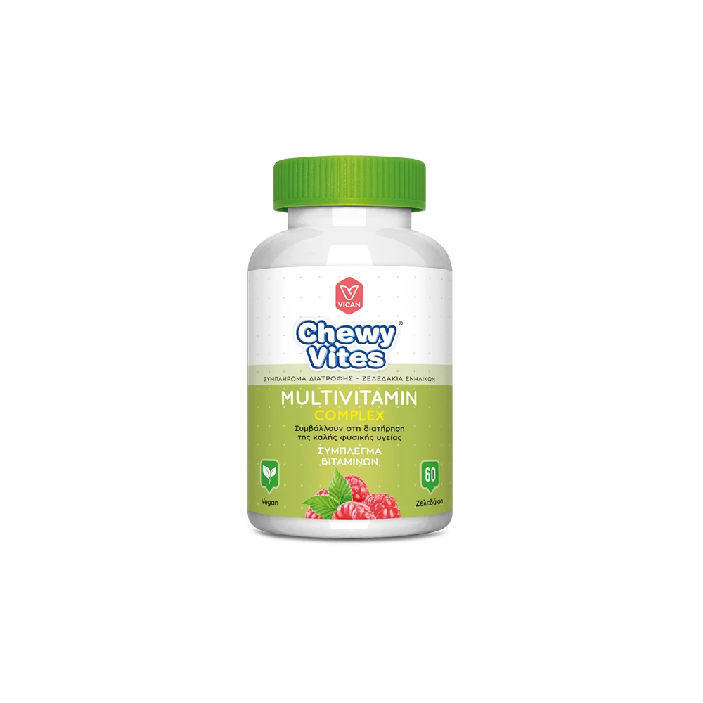 Chewy Vites Multivitamin Complex Μασώμενες Βιταμίνες Ενηλίκων Σε Μορφή Ζελεδάκια Που Συμβάλλουν Στη Διατήρηση Της Καλής Φυσικής Υγείας 60 ζελεδάκια ενηλίκων