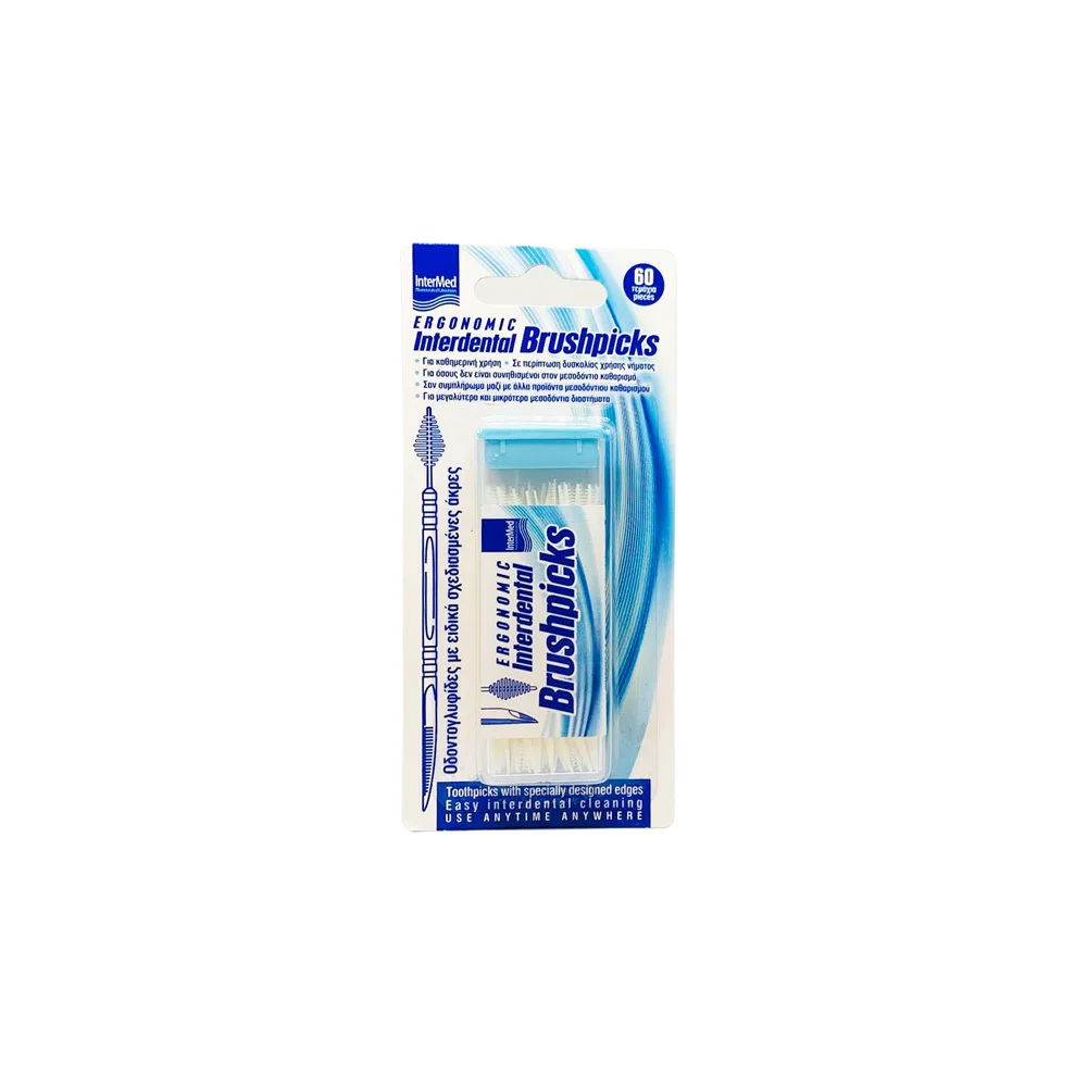 Intermed Ergonomic Interdental Brushpicks 60 pieces