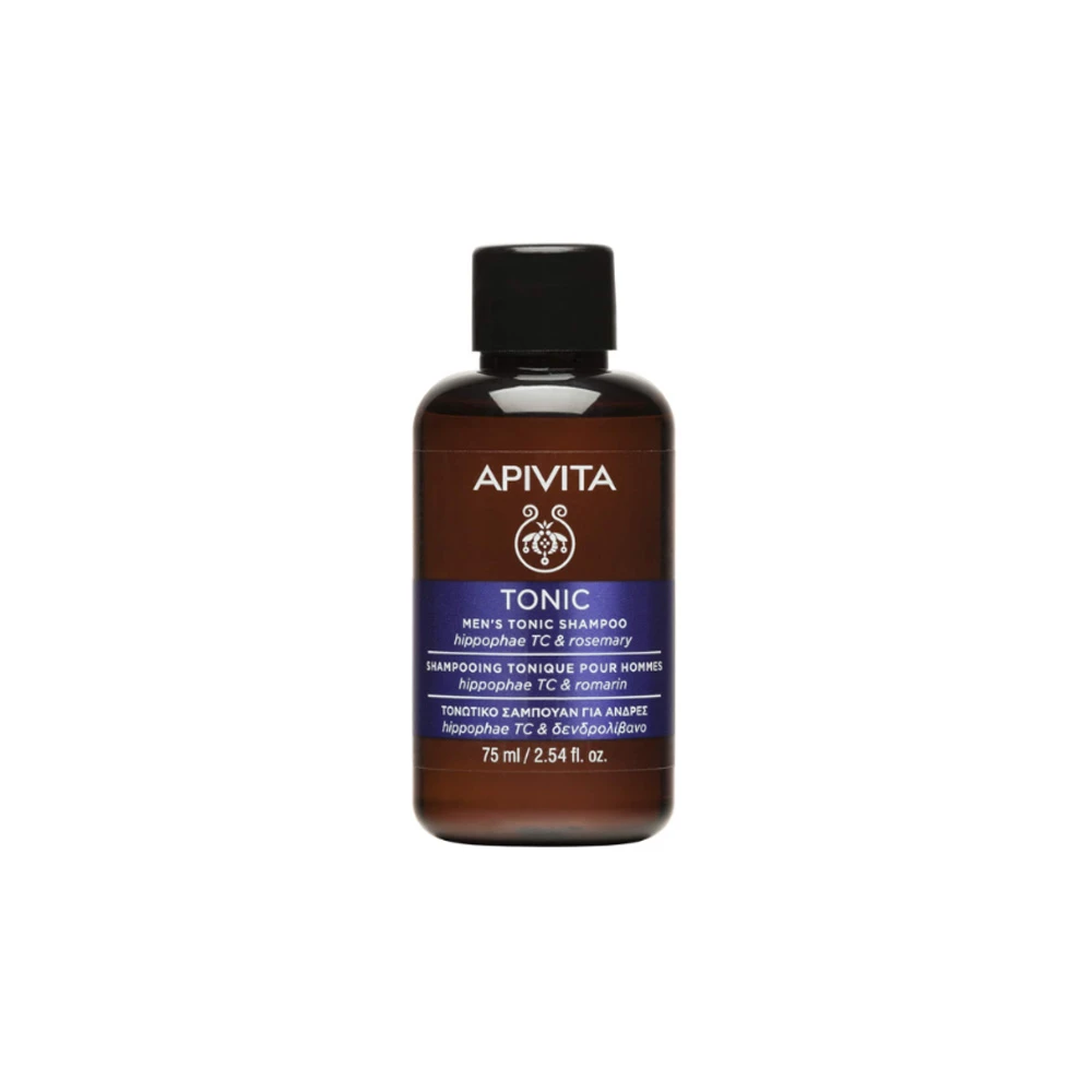 Apivita Men's Tonic Shampoo With Hippophae TC & Rosemary 75ml