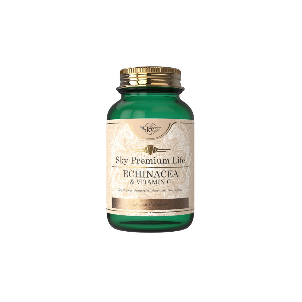 Sky Premium Life Echinacea & C Για Τόνωση & Ενίσχυση Tου Ανοσοποιητικού 60 ταμπλέτες