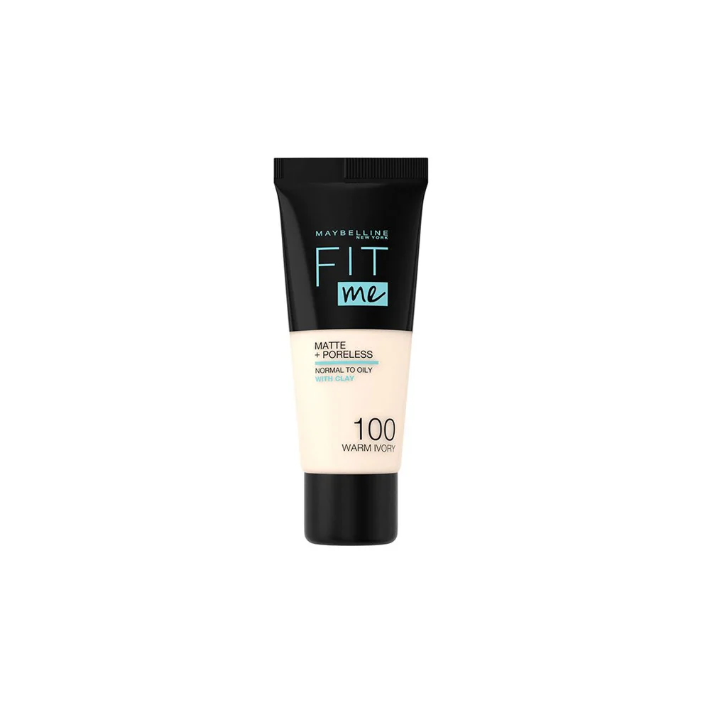 Maybelline New York Fit Me Matte Poreless Mixture 100 Warm Ivory 30ml