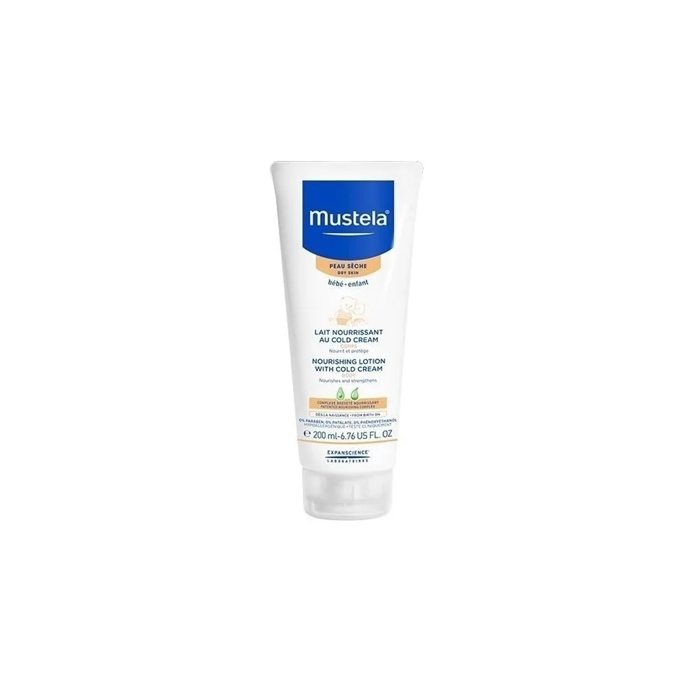 Mustela Nourishing Lotion With Cold Cream Βρεφικό Παιδικό Γαλάκτωμα Σώματος Για Ξηρό Δέρμα 200ml