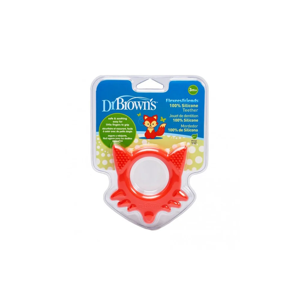 Dr. Brown's Fox Tooth Ring Red From 3 Months 1 piece