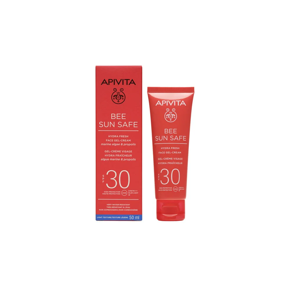 Apivita Bee Sun Safe Hydra Fresh Ενυδατική Κρέμα Gel Προσώπου SPF30 50ml
