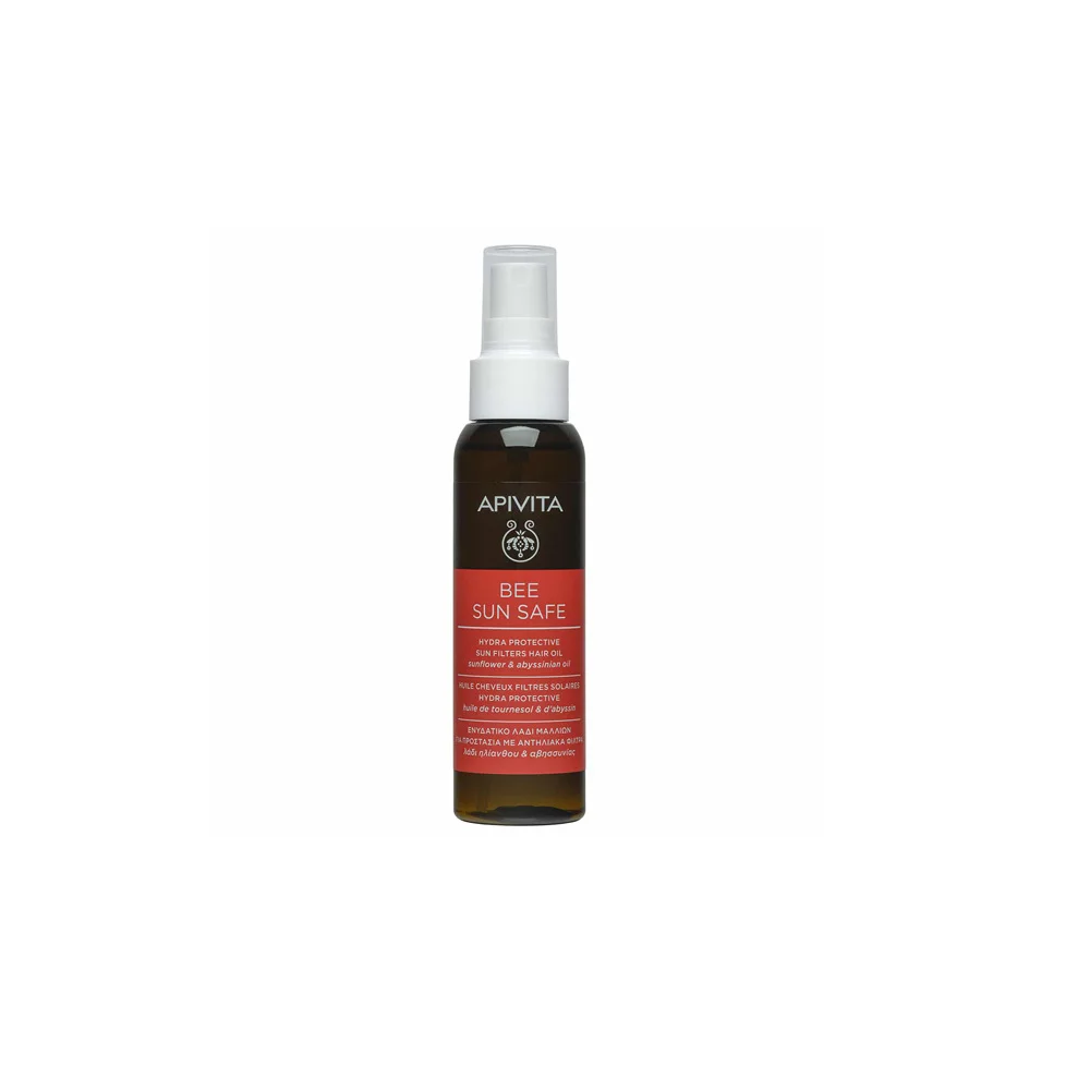 Apivita Bee Sun Safe Hydra Protective Sun Filters Hair Oil 100ml