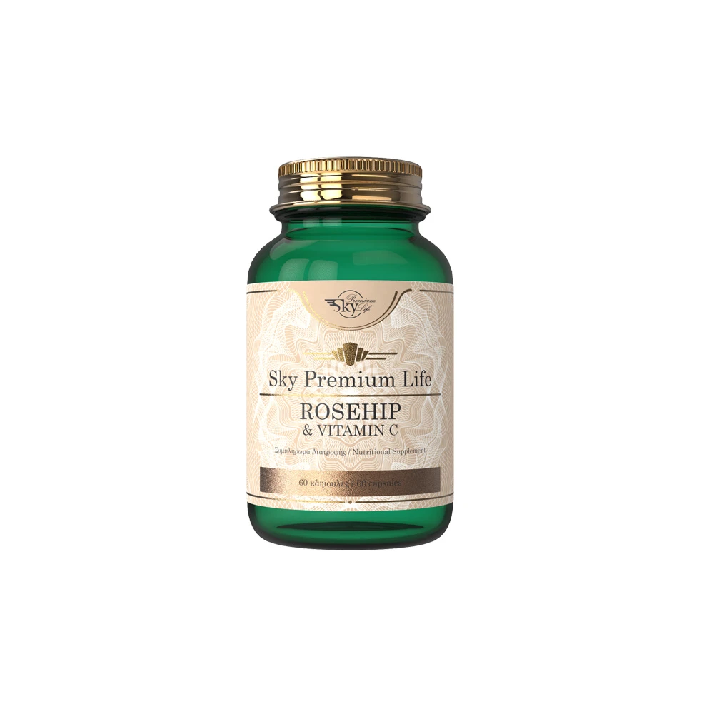 Sky Premium Life Rosehip 1000mg & Vitamin C 118mg 60 caps