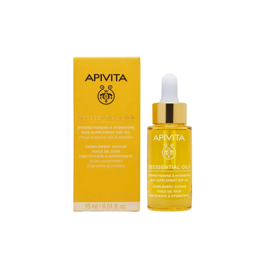Apivita Beesential Oils Strengthening & Hydrating Skin Supplement Day Oil 15ml