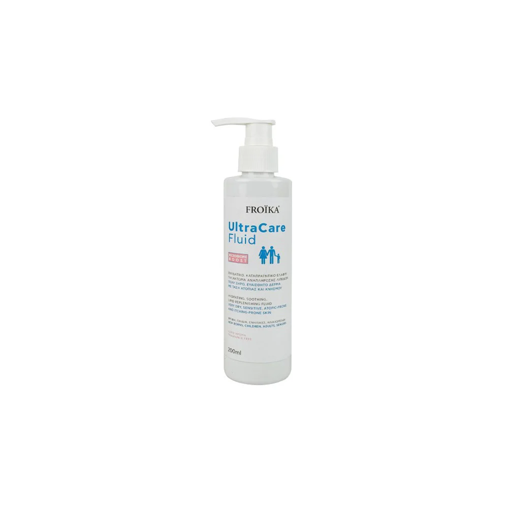 Froika Ultracare Fluid Moisturizing Soothing Light Emulsion For Very Dry & Sensitive Skin With Tendency to Atopy & Itching 200ml