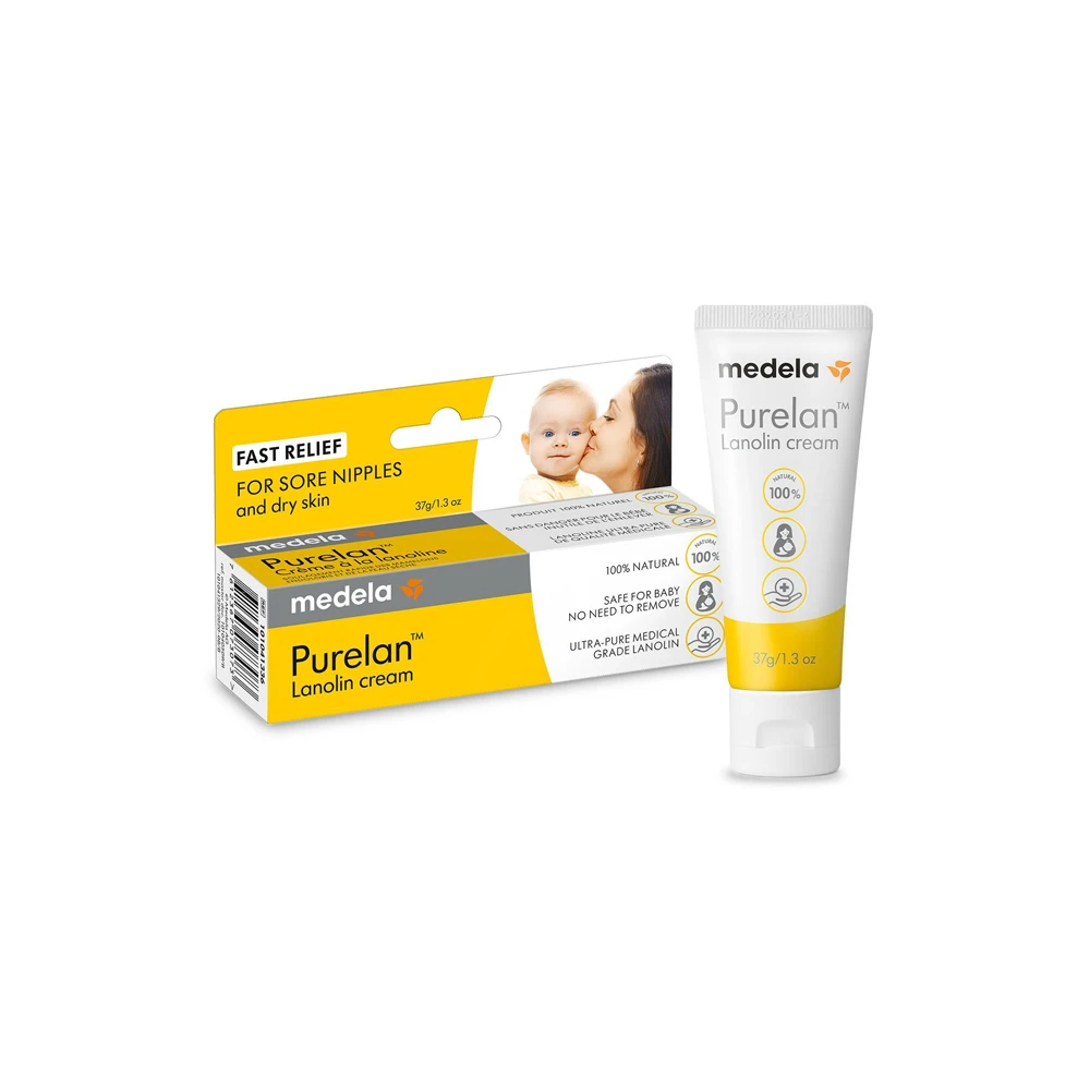 Medela Purelan Κρέμα Θηλών Με Λανολίνη Για Επουλωτική Δράση & Ανακούφιση Από Τον Πόνο 37gr