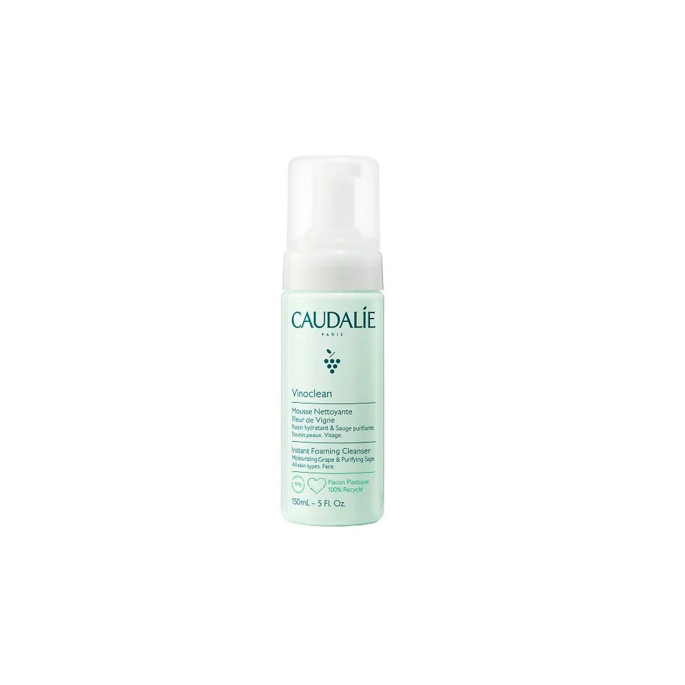 Caudalie Vinoclean Instant Foaming Cleanser Αφρός Καθαρισμού Προσώπου 150ml