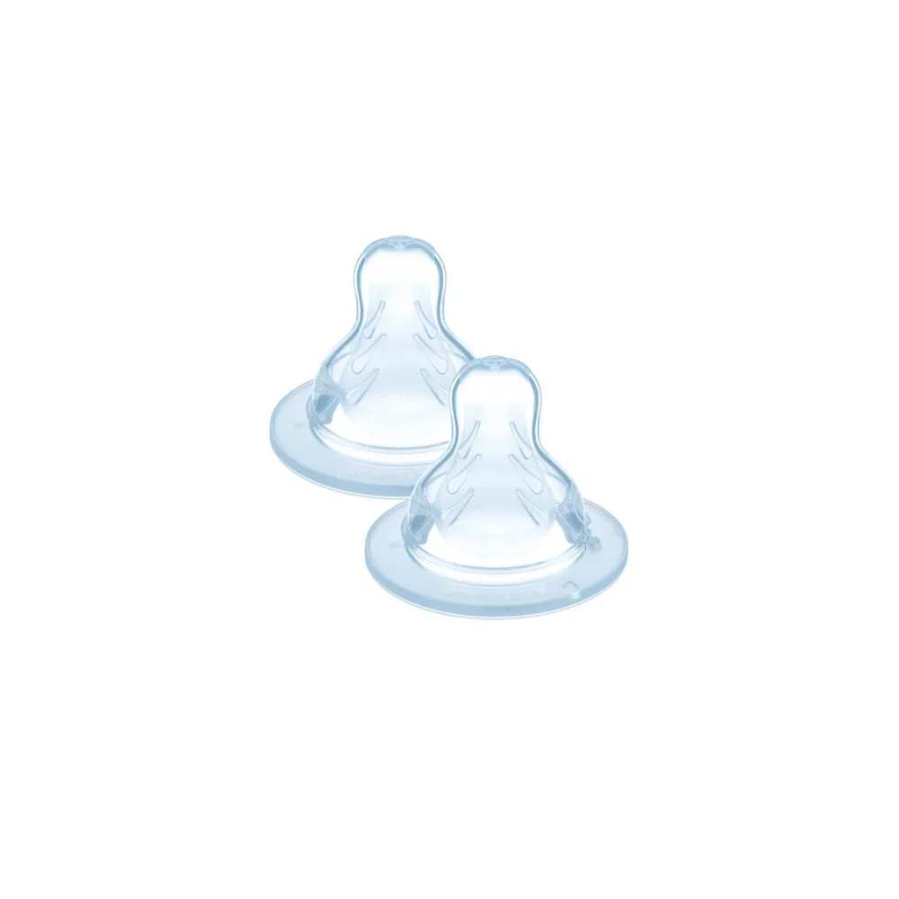 Mam Silicone Nipple For Bottle That Does Not Drip Size 3 From 4 Months 2 pieces