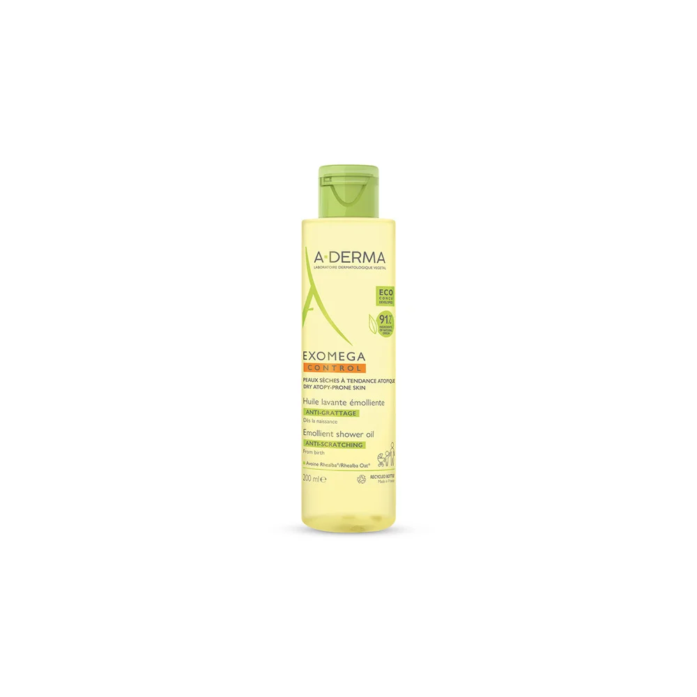 A-Derma Exomega Control Emollient Shower Oil 200ml