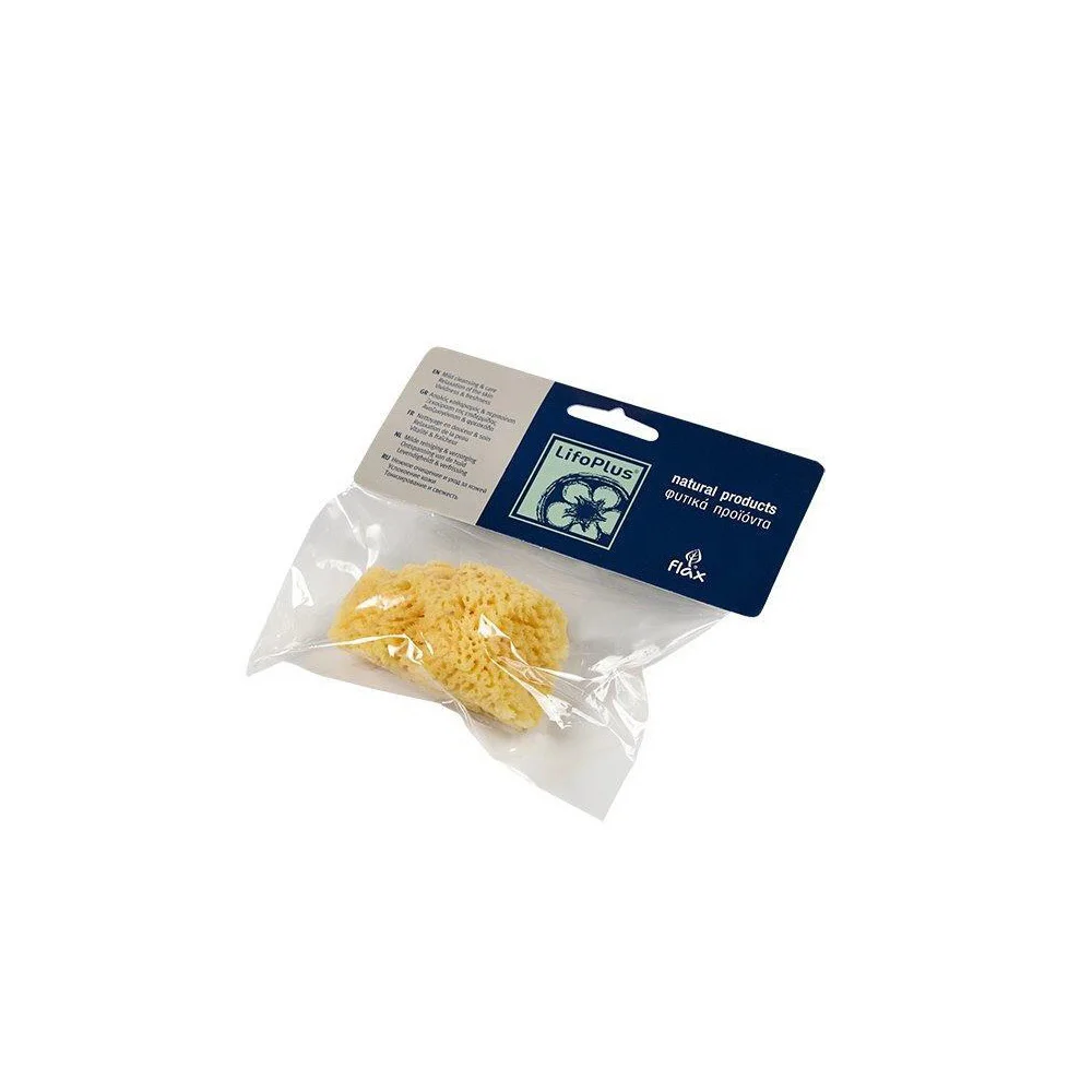 LifoPlus Natural Facial Sea Sponge 1 piece