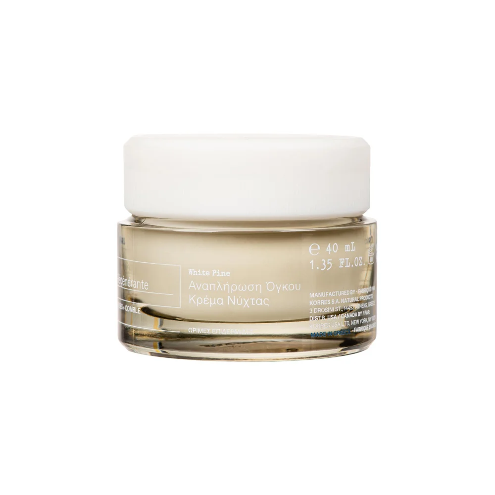 Korres White Pine Restorative Overnight Facial Cream 40ml