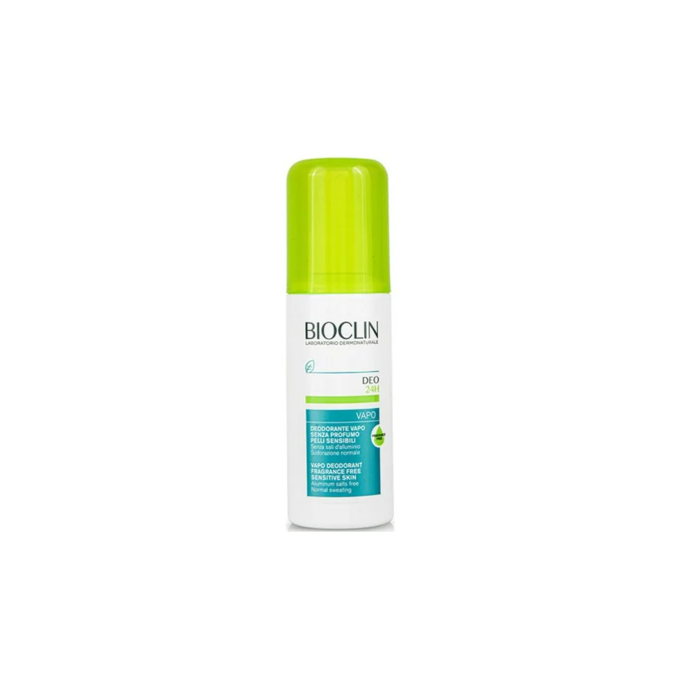 Bioclin Deo 24H Vapo Spray Fragrance Free Αποσμητικό Spray Για Κανονική Εφίδρωση 100ml