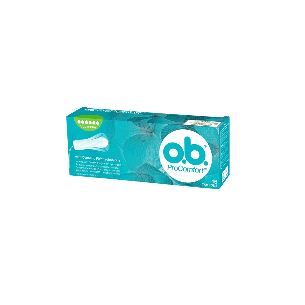 O.b ProComfort Super Plus Ταμπόν Μεγάλης Ροής 16 τεμάχια