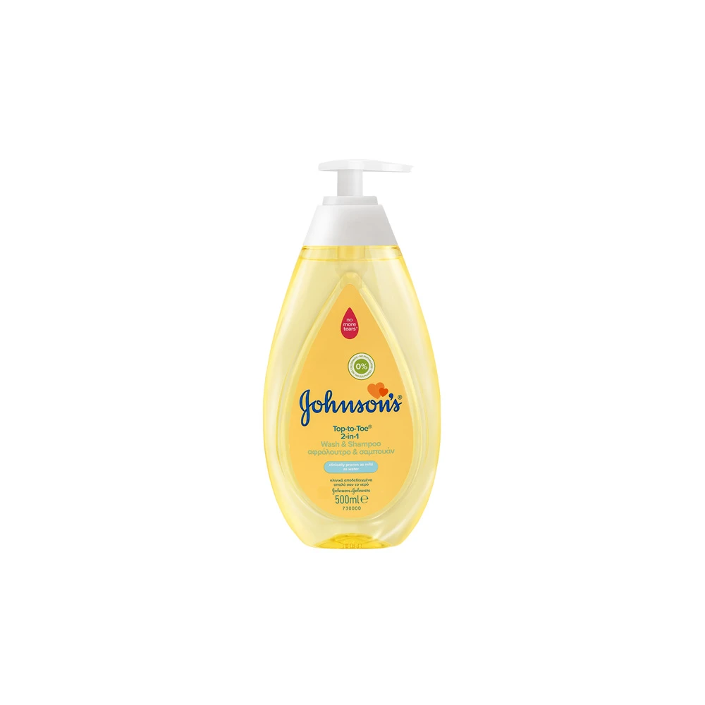 Johnson's Baby Top To Toe Baby Shower & Shampoo 2 Σε 1 Αφρόλουτρο & Σαμπουάν 500ml