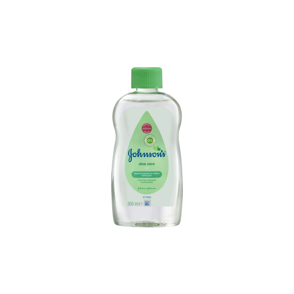 Johnson's Baby Aloe Vera Baby Oil Ενυδατικό Λάδι Σώματος 300ml