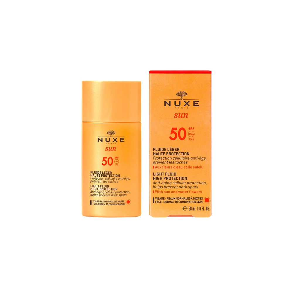 Nuxe Sun Light Sun Fluid For Face SPF50 50ml