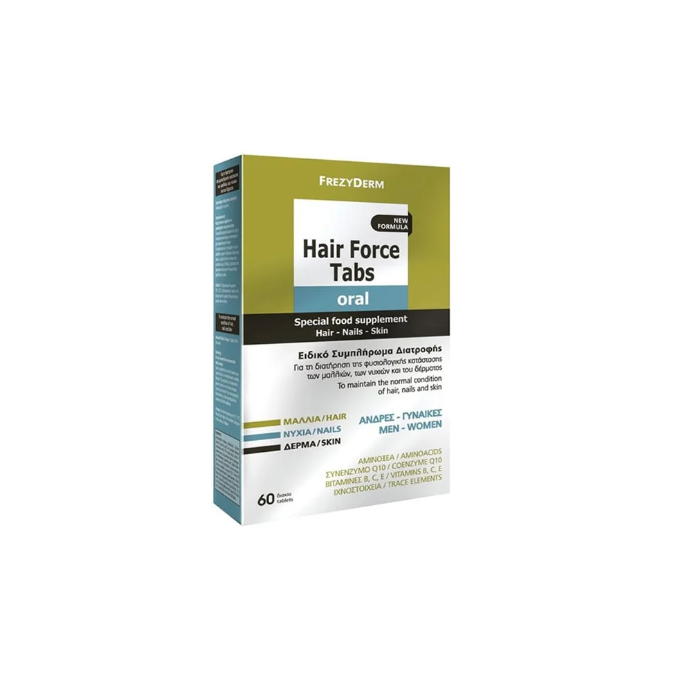 Frezyderm Hair Force Tabs Oral Nutritional Supplement To Maintain Normal Hair Condition 60 tabs