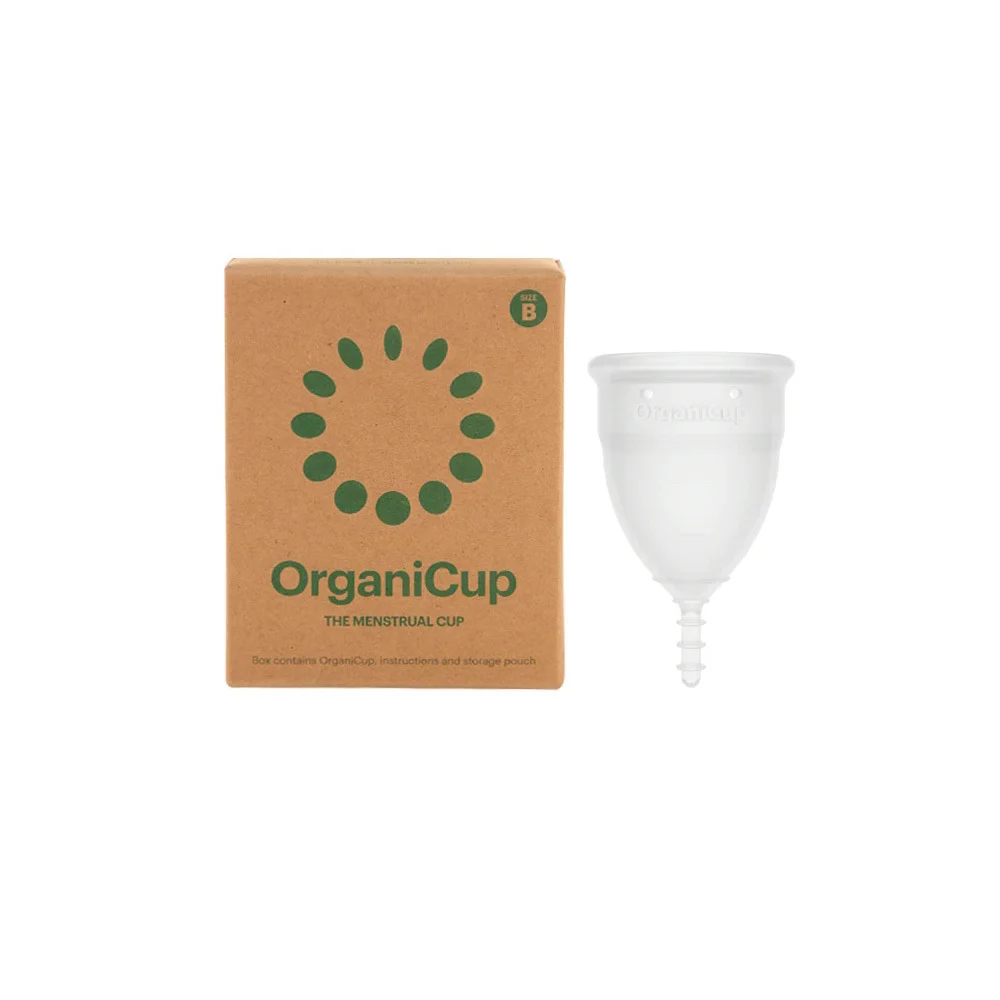OrganiCup Menstrual Cup Size B Κύπελλο Περιόδου Σιλικόνης Για Μέτρια Αυξημένη Ροή 1 τεμάχιο