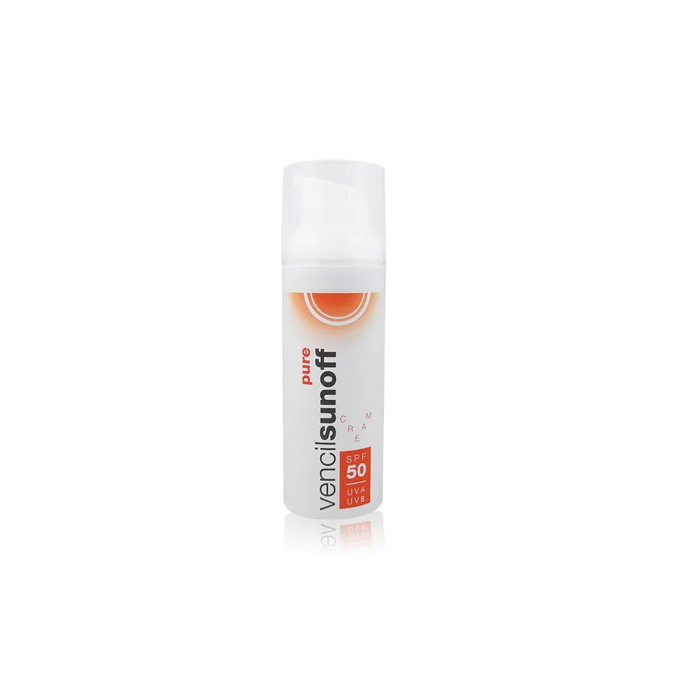 Vencil Sunoff Pure Cream SPF50 Sunscreen Face Cream 50ml 