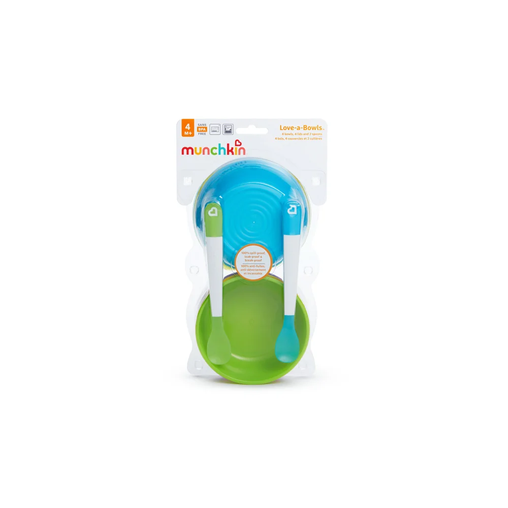 Munchkin Love-A-Bowls Set Of 4 picies