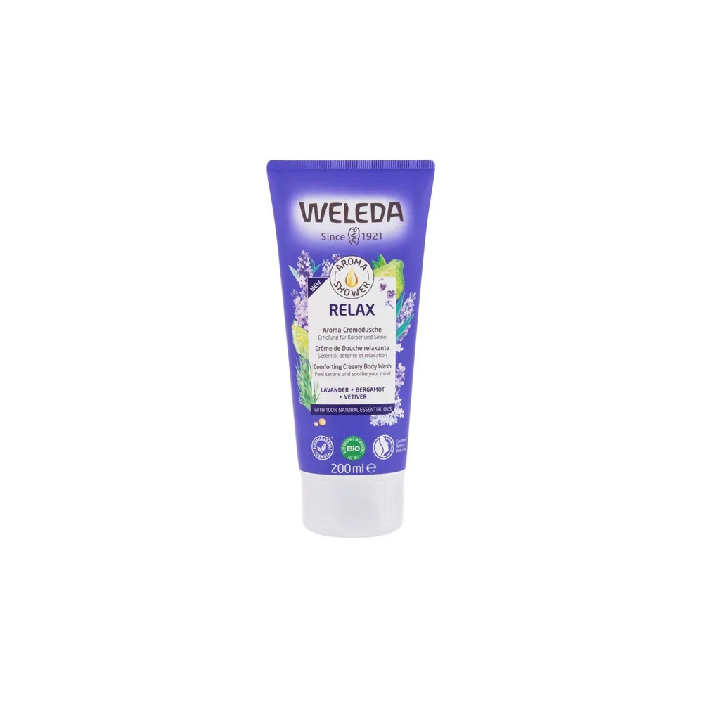 Weleda Aroma Shower Relax Cremandos With Lavender & Bergamot 200ml 