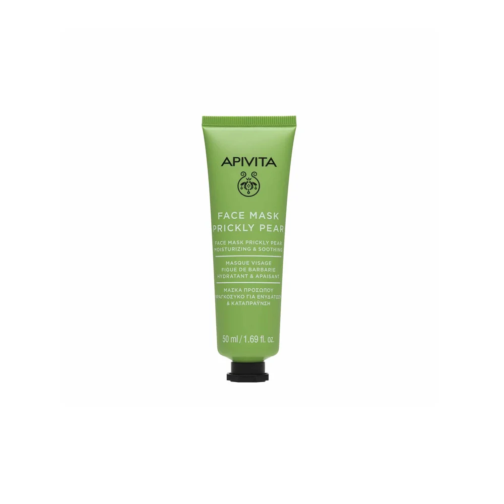 Apivita Face Mask Prickly Pear Μάσκα Προσώπου Φραγκόσυκο Για Ενυδάτωση & Καταπράυνση 50ml