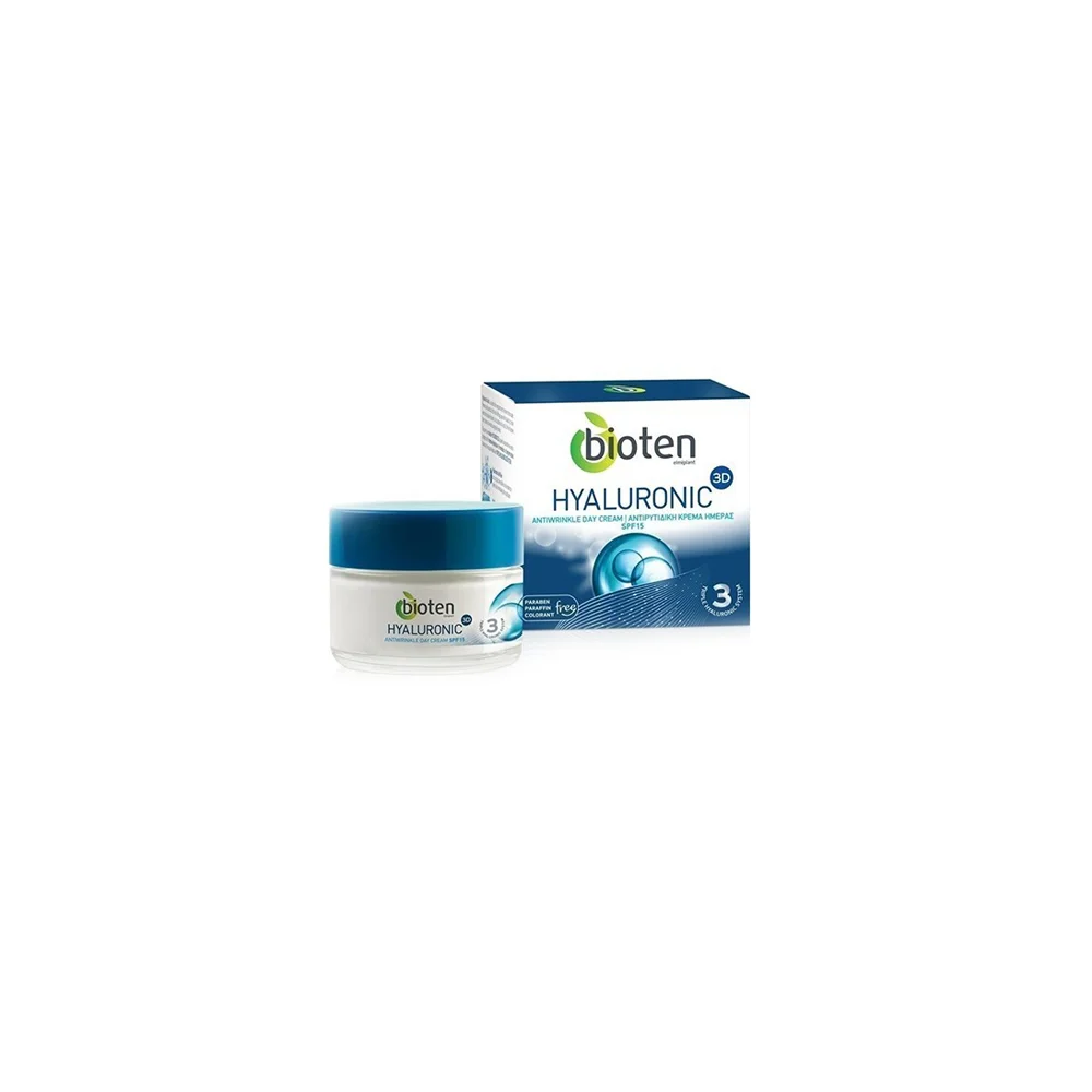 Bioten Hyaluronic 3D Αντιρυτιδική Περιποίηση Νυκτός 50ml