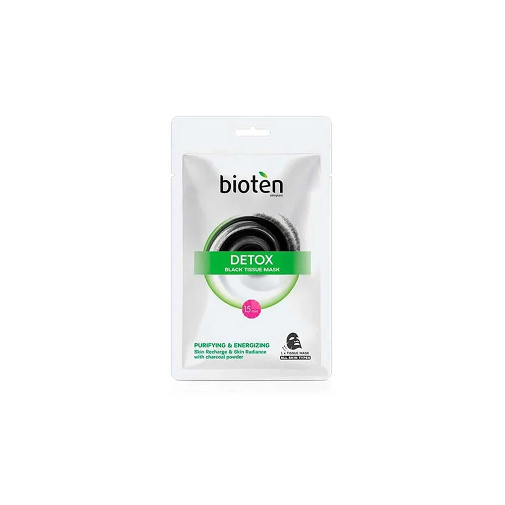 Bioten Detox Black Tissue Mask Υφασμάτινη Μάσκα 20ml