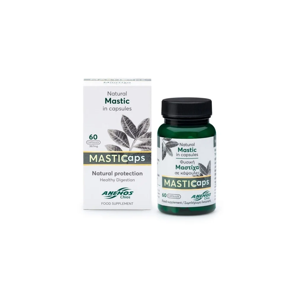 Anemos Masticaps Natural Mastic In Capsules 60 caps