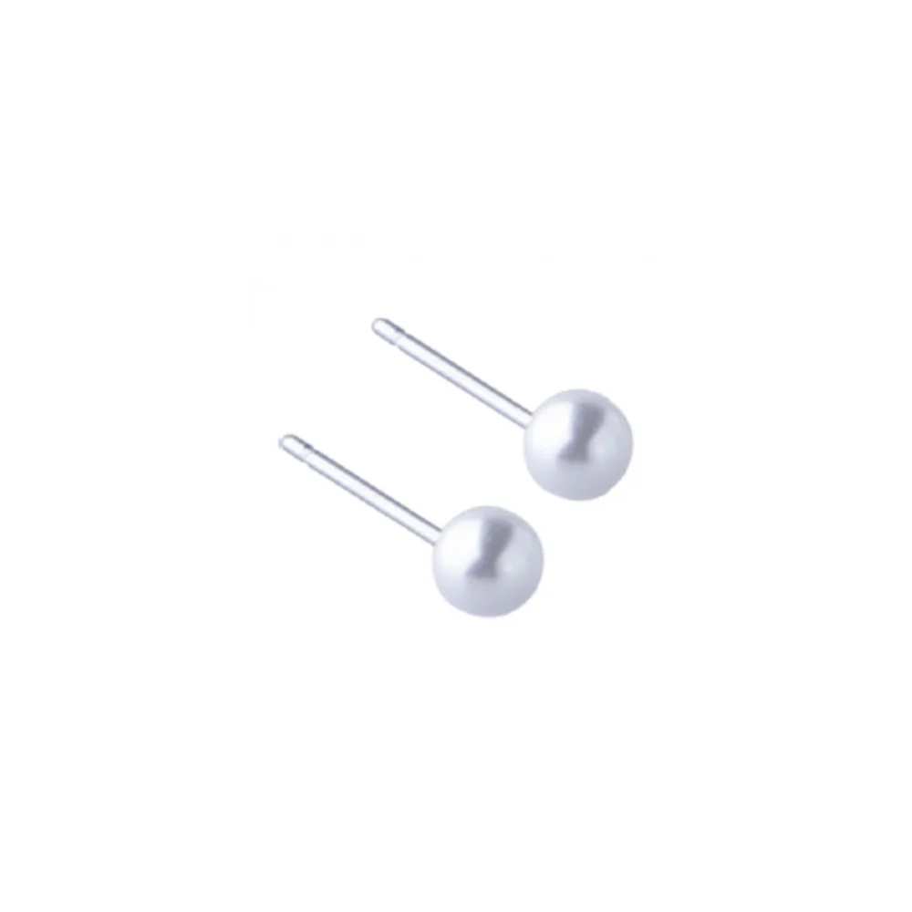 InoPlus Borghetti Hypoallergenic Pearl Earrings Large 2 pieces