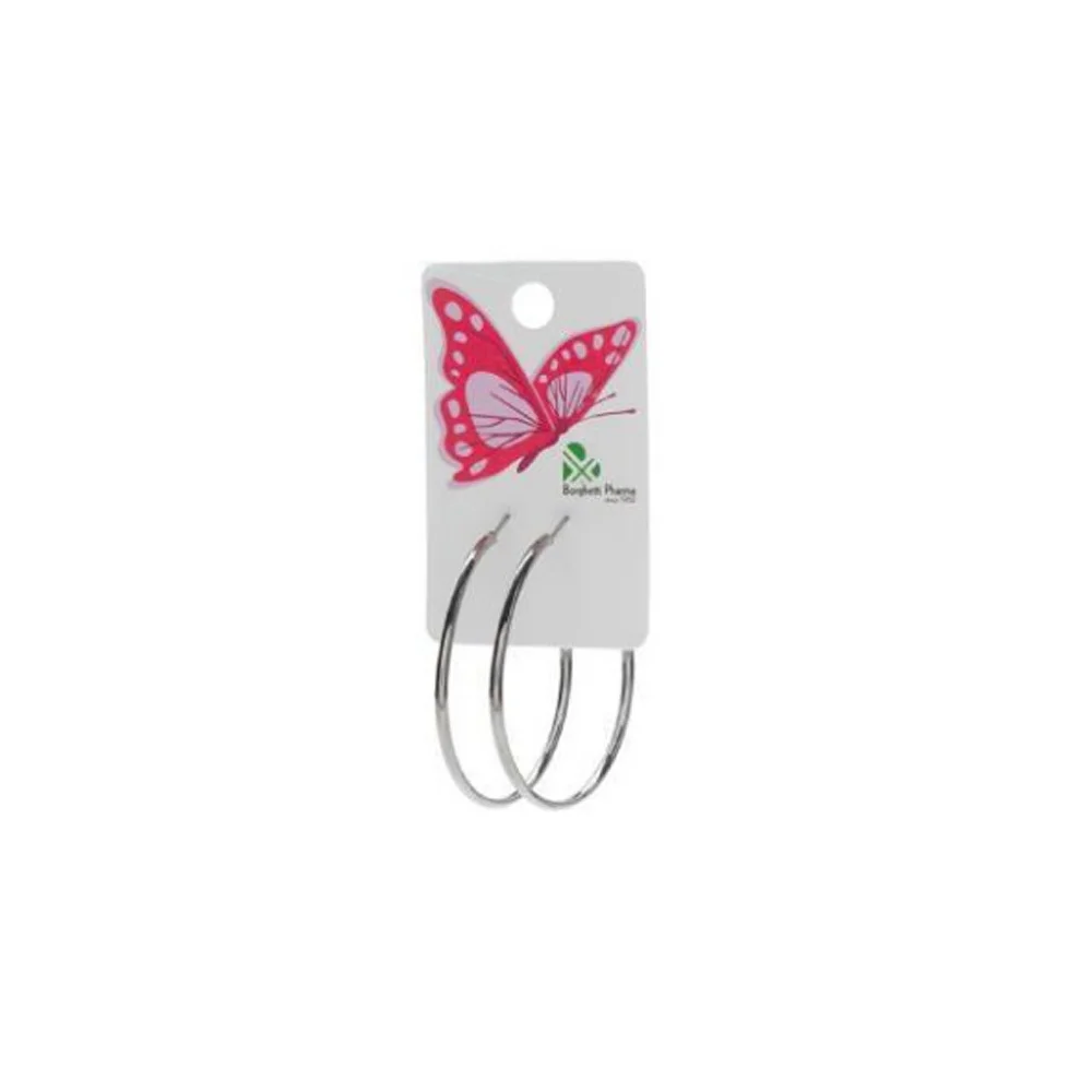 InoPlus Borghetti Pharma Earrings Hypoallergenic Hoops Diameter 4cm 1 pair