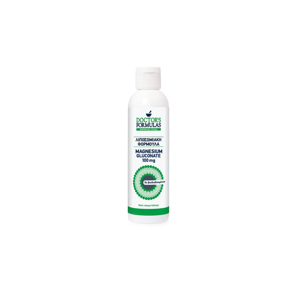 Doctor's Formulas Magnesium Gluconate 100mg Λιποσωμιακή Φόρμουλα Με Μαγνήσιο 225ml