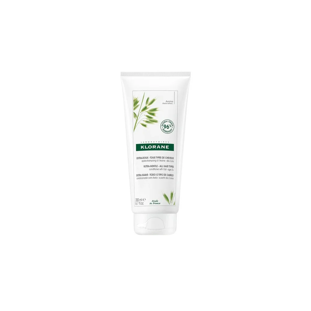 Klorane Avoine Ultra Gentle Conditioner Μαλακτική Κρέμα Μαλλιών Mε Γαλάκτωμα Βρώμης 200ml