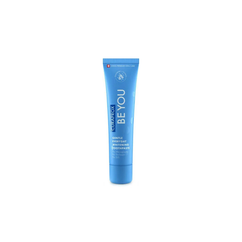 Curaprox Be You Gentle Everyday Whitening Toothpaste Blackberry & Licorice Οδοντόκρεμα Για Προστασία Ούλων Ευαίσθητων Δοντιών Με Βατόμουρο και Γλυκόριζα 60ml