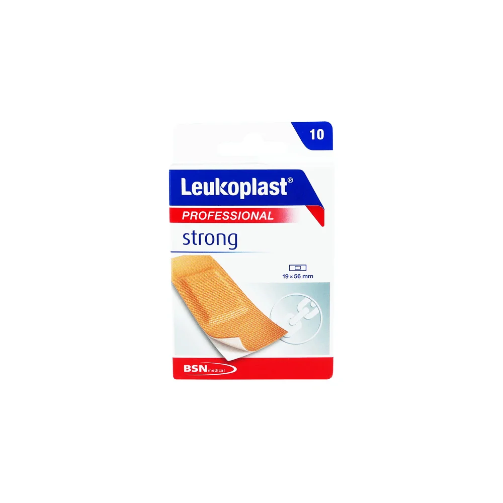 Leukoplast Professional Strong 19mmx56mm Self Adhesive Pads For Deep Cuts 10 pieces