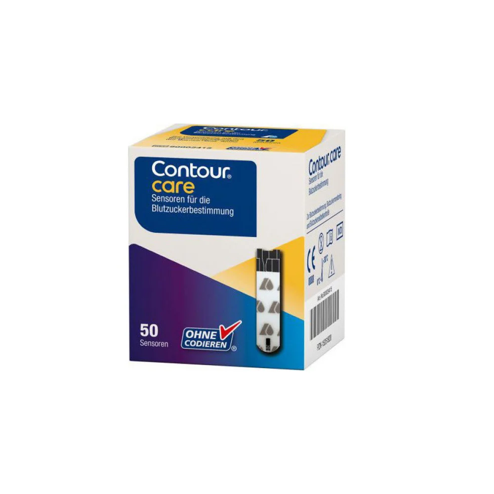 Ascensia Contour Care Ταινίες Μέτρησης Σακχάρου 50 τεμάχια