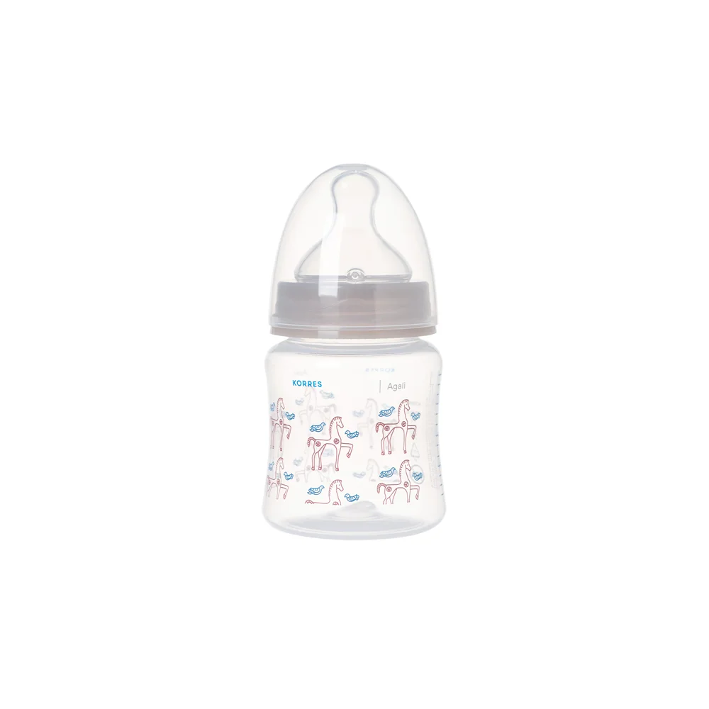 Korres Plastic Feeding Bottle With Slow Flow Silicone Teat 150ml