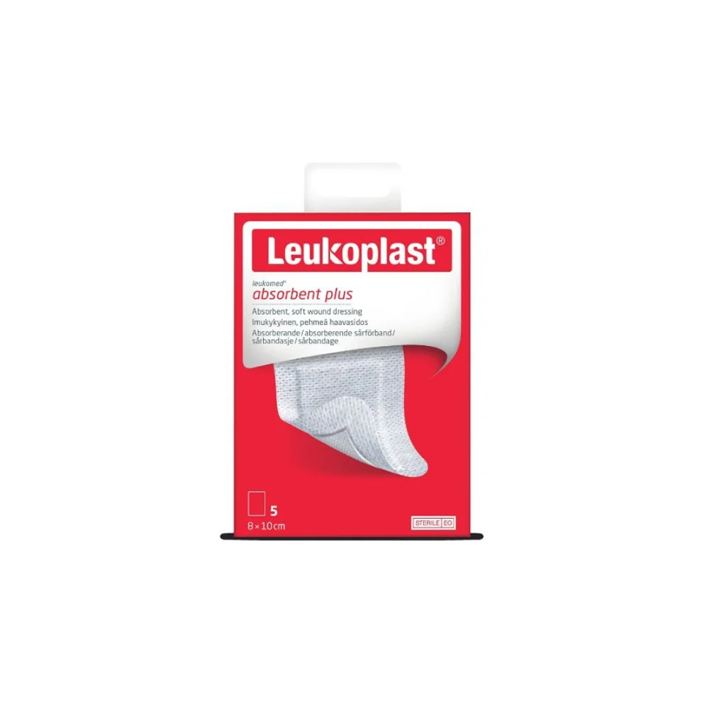 Leukoplast Leukomed 8cm x 10cm 5 pieces