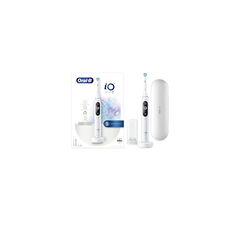 Oral-B IO Series 7 Magnetic White Alabaster Electric Toothbrush 1 piece