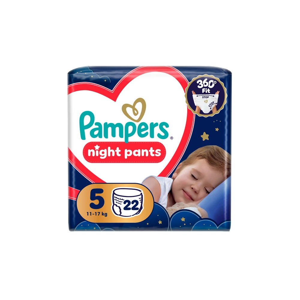 Pampers Night Nappy Pants Size 5 (11-17kg) 22 nappies