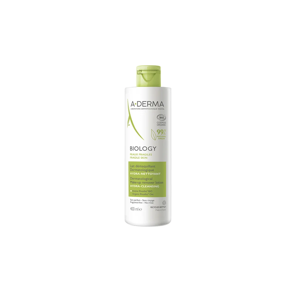 A-Derma Biology Dermatological Make-up Remover Lotion Hydra-Cleansing 400ml
