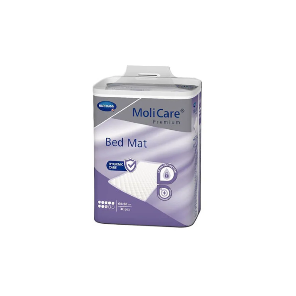 Hartmann Molicare Premium Bed Mat Very High Absorbency 8 Drop Sheets 60x60cm 30 pieces