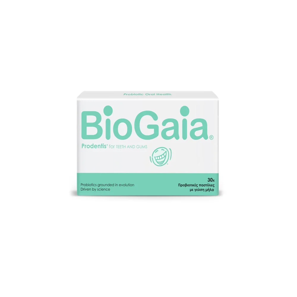 Biogaia Prodentis Apple Προβιοτικές Παστίλιες Με Γεύση Μήλο Για Παιδιά 4 Ετών+ 30 ταμπλέτες