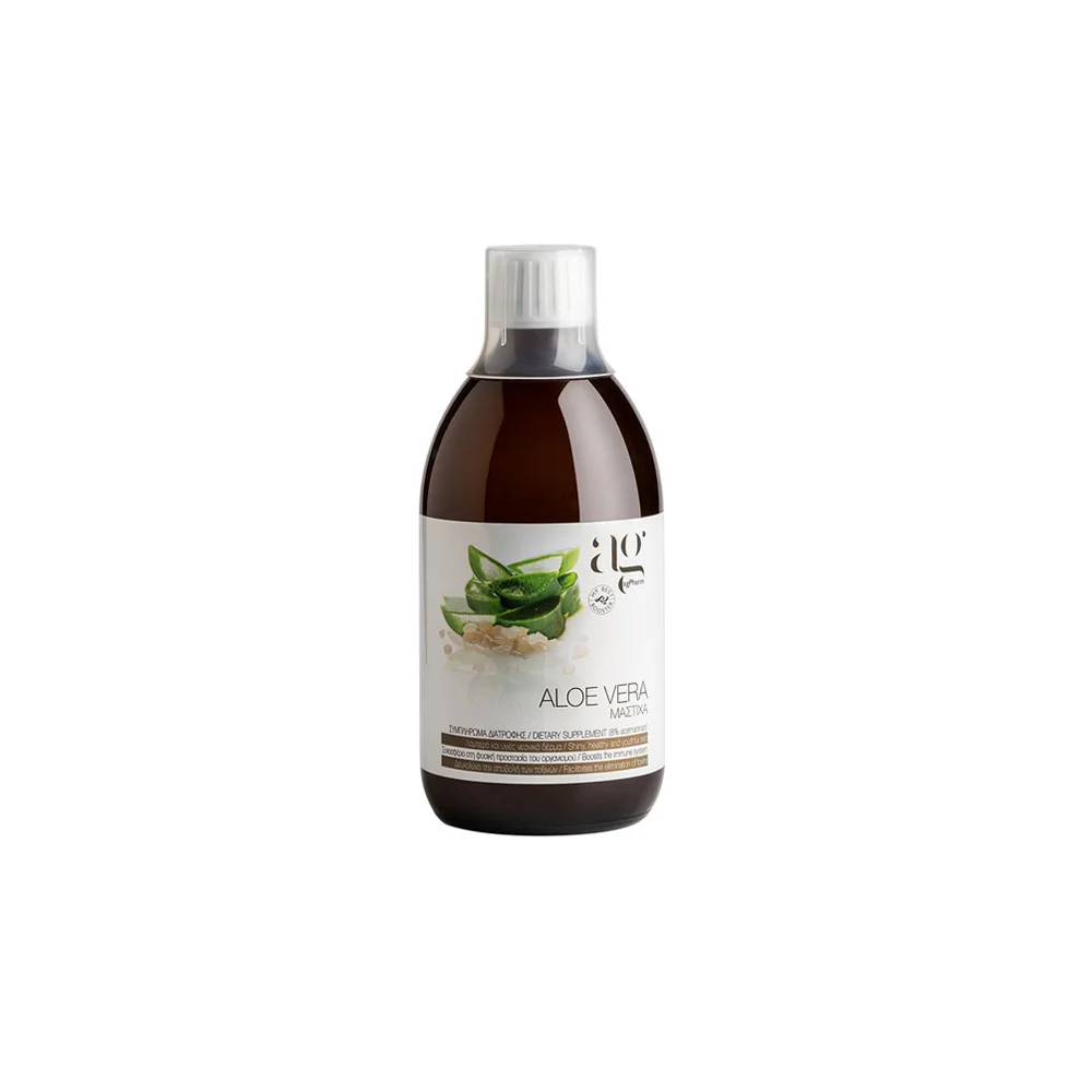 AG Pharm Aloe Vera Natural Drinking Aloe Vera With Mastic Flavor 500ml