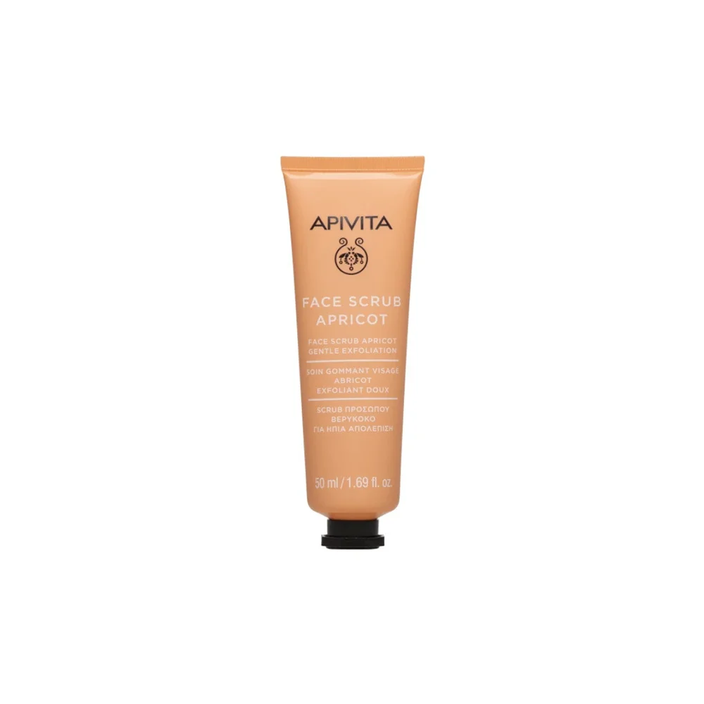 Apivita Face Scrub Apricot Gentle Exfoliating 50ml